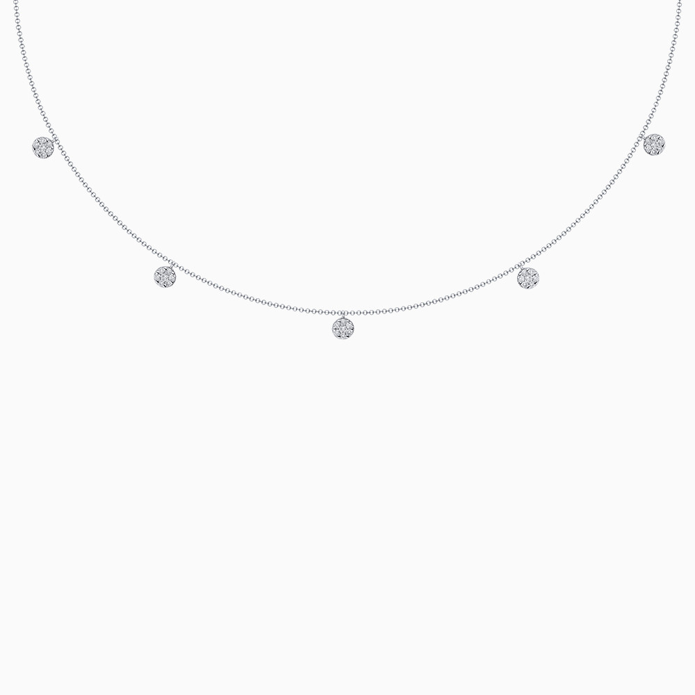 Circle Diamond Choker Necklace in 18K Gold Circle Diamond Choker Necklace in 18K Gold