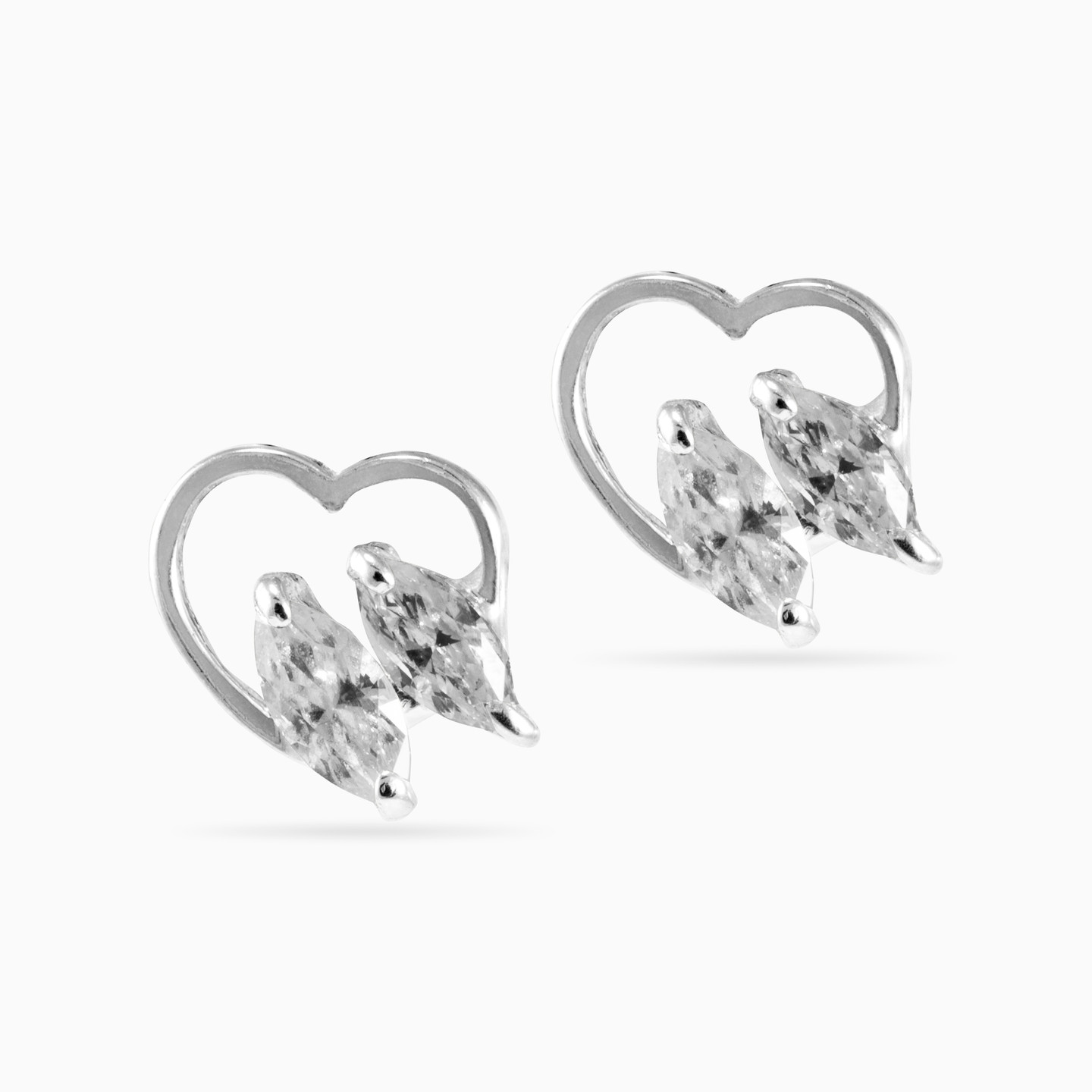 Kids 18K Gold Diamond Stud Earrings