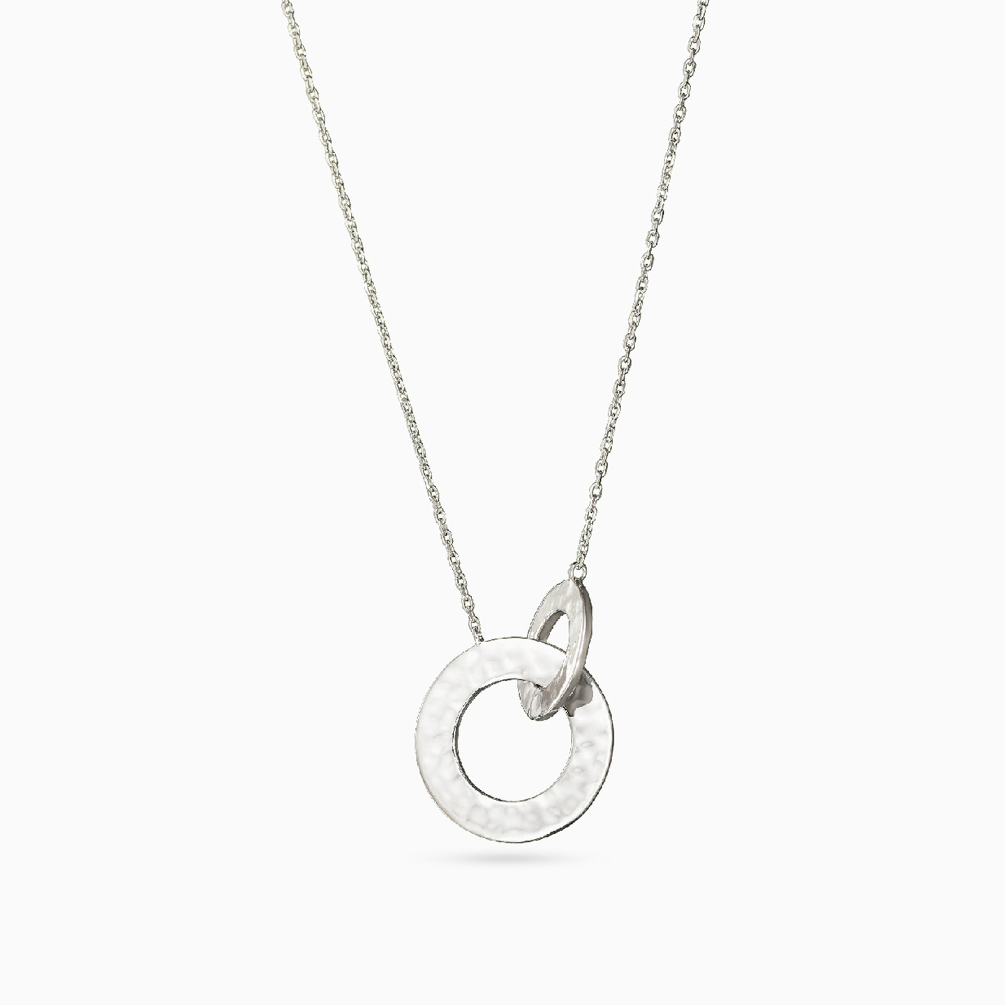 Circle Sterling Silver Necklace Circle Sterling Silver Necklace