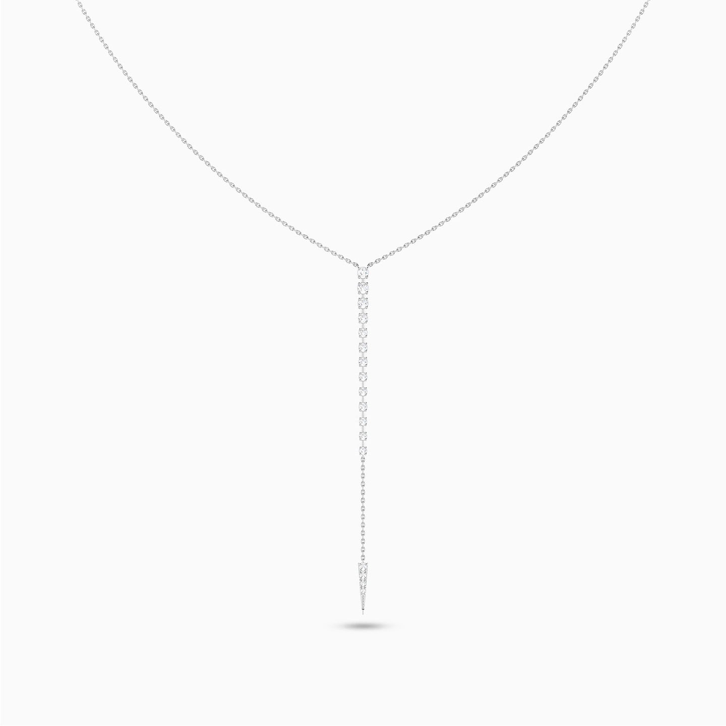 Slim Diamond Necklace in 18K Gold Slim Diamond Necklace in 18K Gold