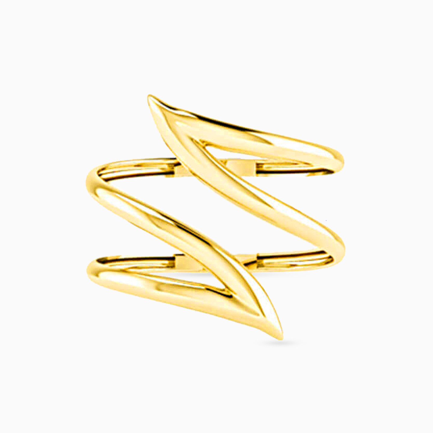 18K Gold Two-headed Ring