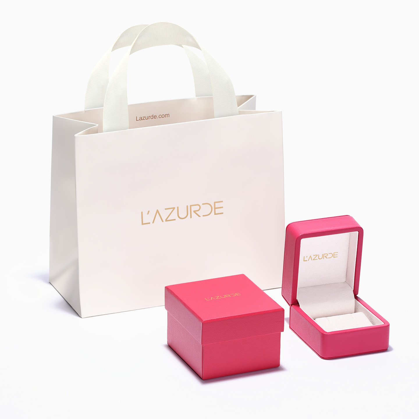 Square Diamond Drop Earrings in 18K Gold - 3 Square Diamond Drop Earrings in 18K Gold - 3