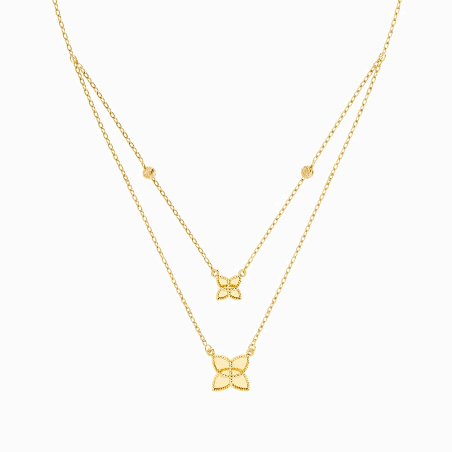 18K Gold Layered Necklace - 2