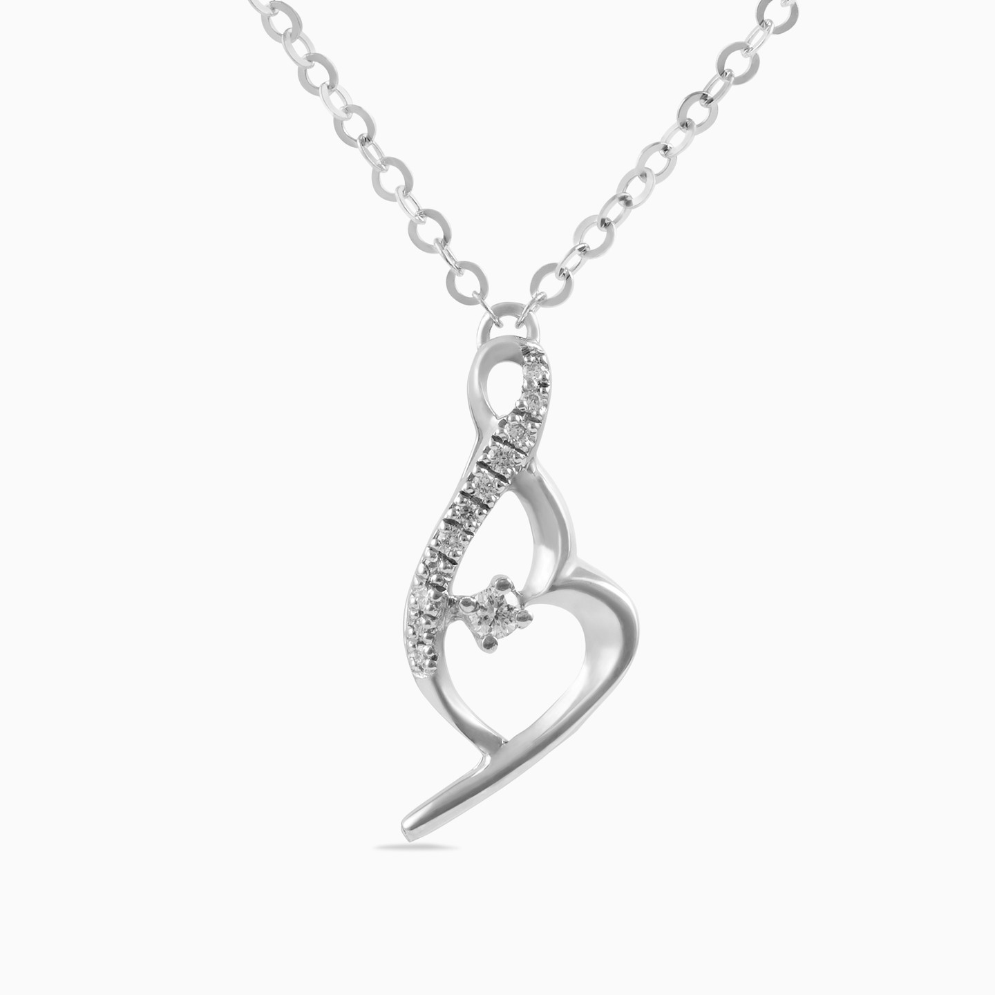 Abstract Diamond Necklace in 18K Gold Abstract Diamond Necklace in 18K Gold