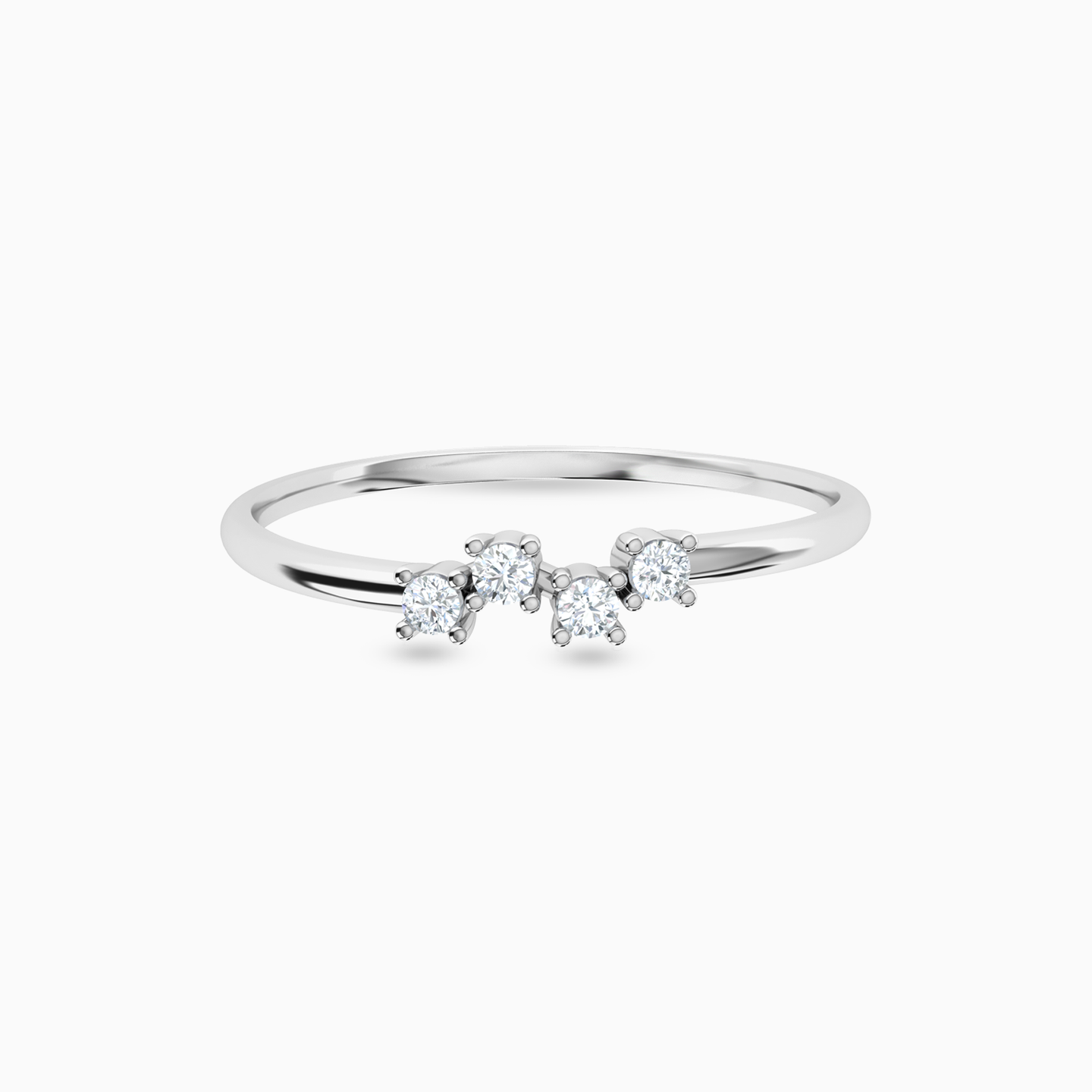 Round Diamonds Statement Ring in 18K Gold Round Diamonds Statement Ring in 18K Gold