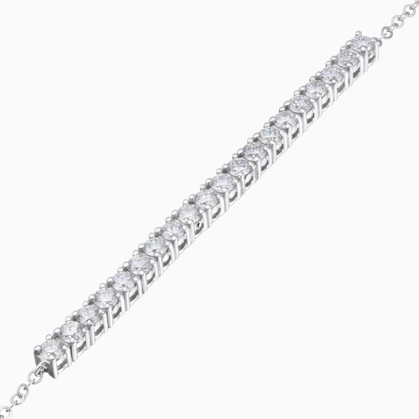 Diamond Tennis Bracelet in 18K Gold - 3