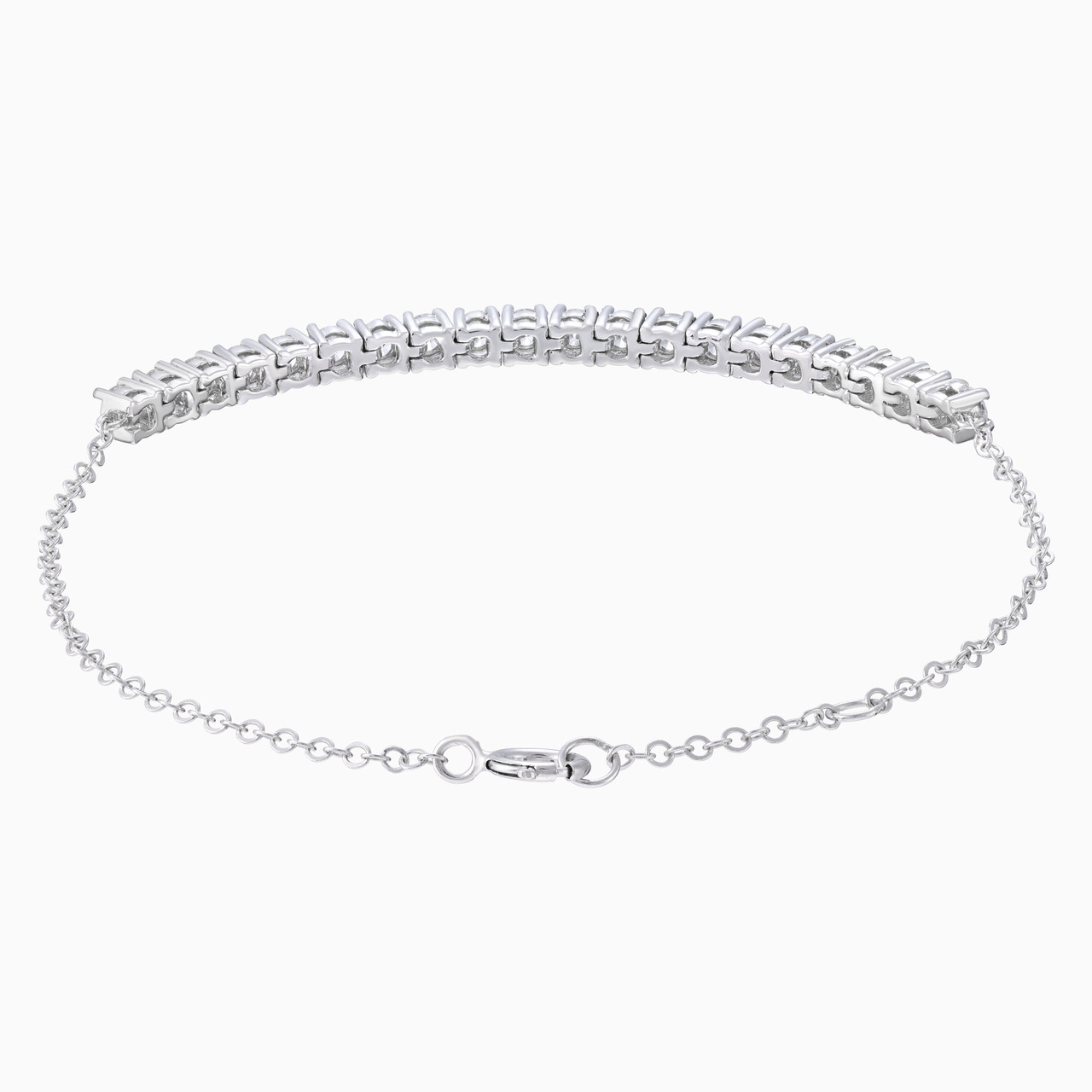Diamond Tennis Bracelet in 18K Gold - 3 Diamond Tennis Bracelet in 18K Gold - 3