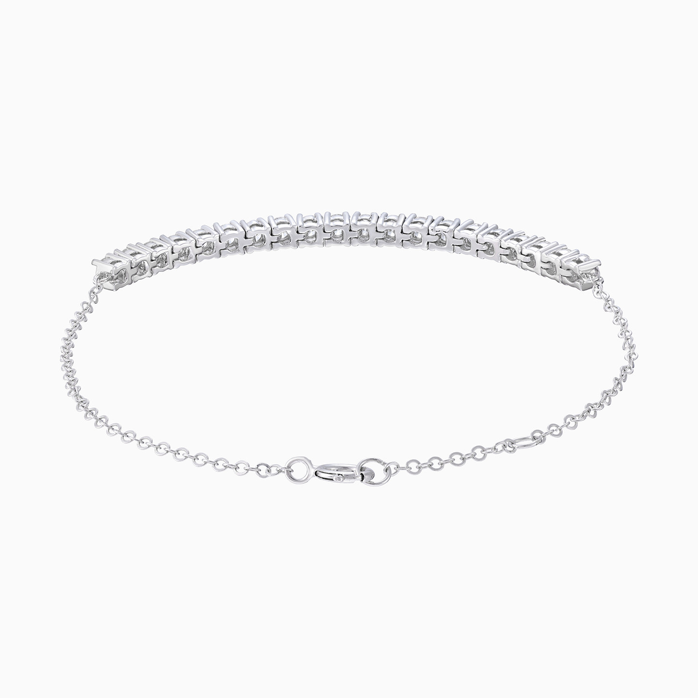 Diamond Tennis Bracelet in 18K Gold - 4 Diamond Tennis Bracelet in 18K Gold - 4