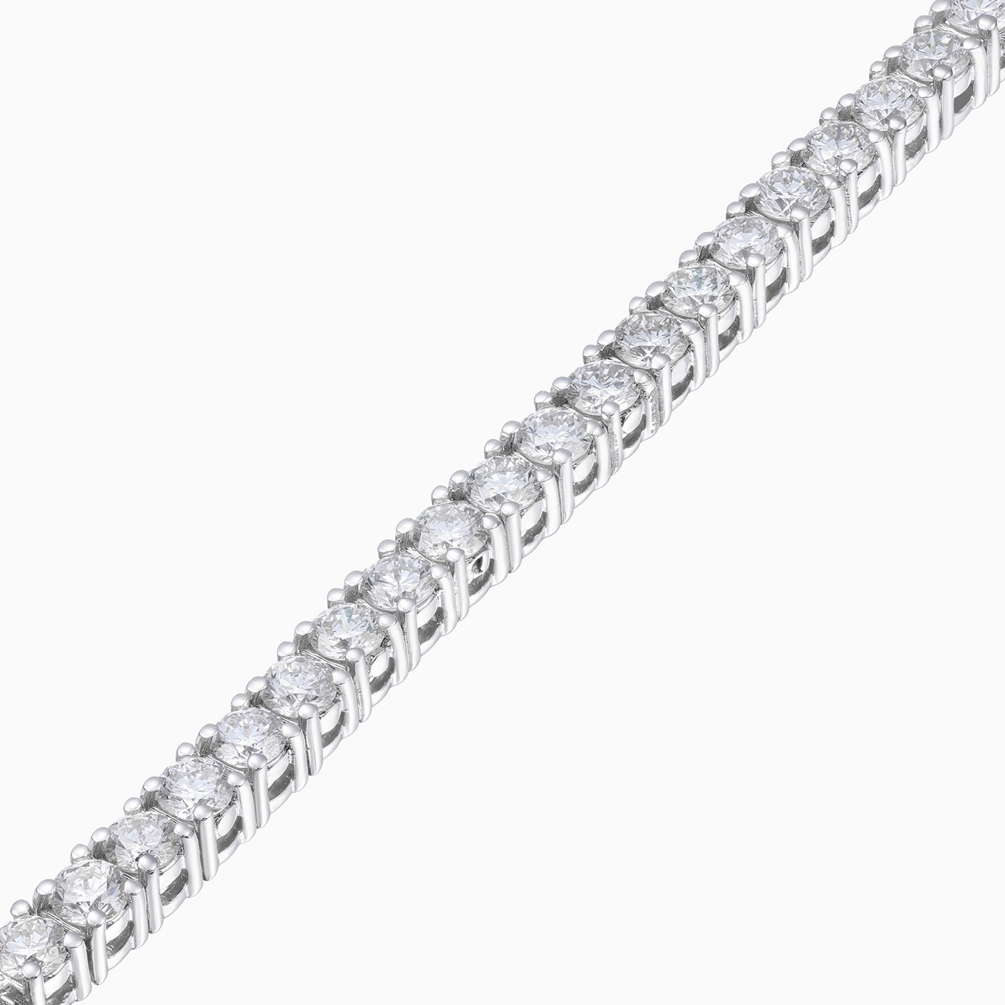 Diamond Tennis Bracelet in 18K Gold - 5 Diamond Tennis Bracelet in 18K Gold - 5