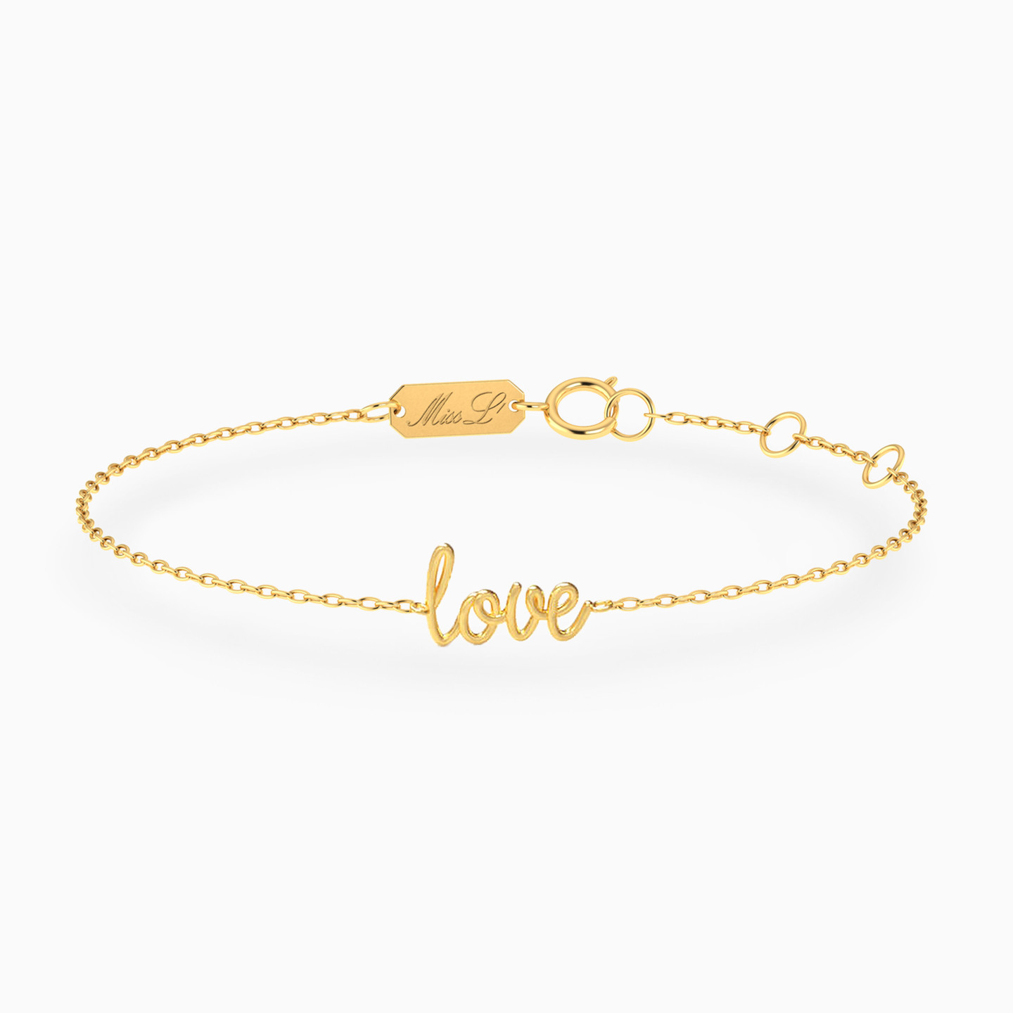 18K Gold Chain Bracelet