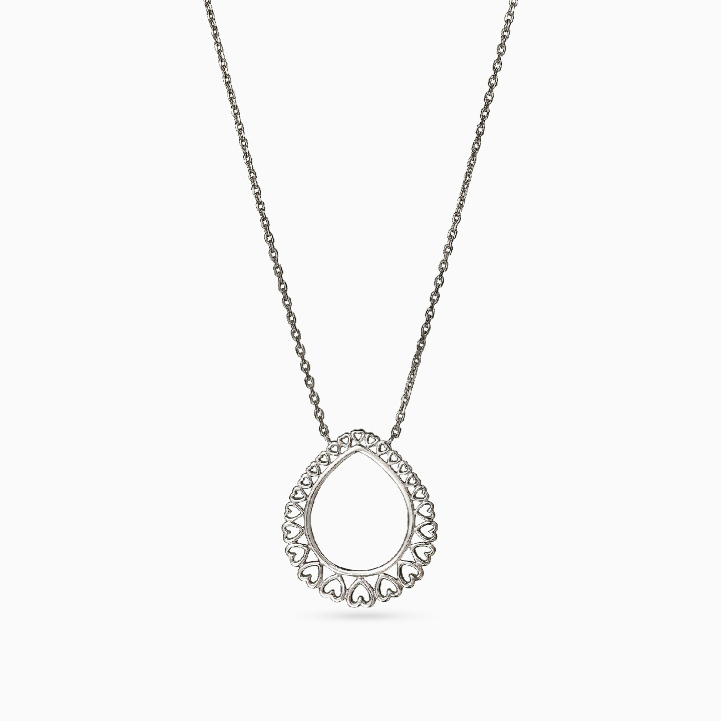 Pear Sterling Silver Necklace Pear Sterling Silver Necklace