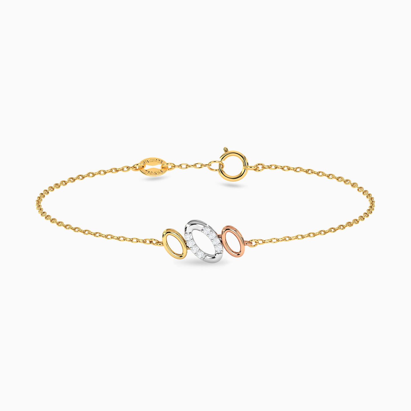 Oval Diamond Chain Bracelet in 18K Gold Oval Diamond Chain Bracelet in 18K Gold
