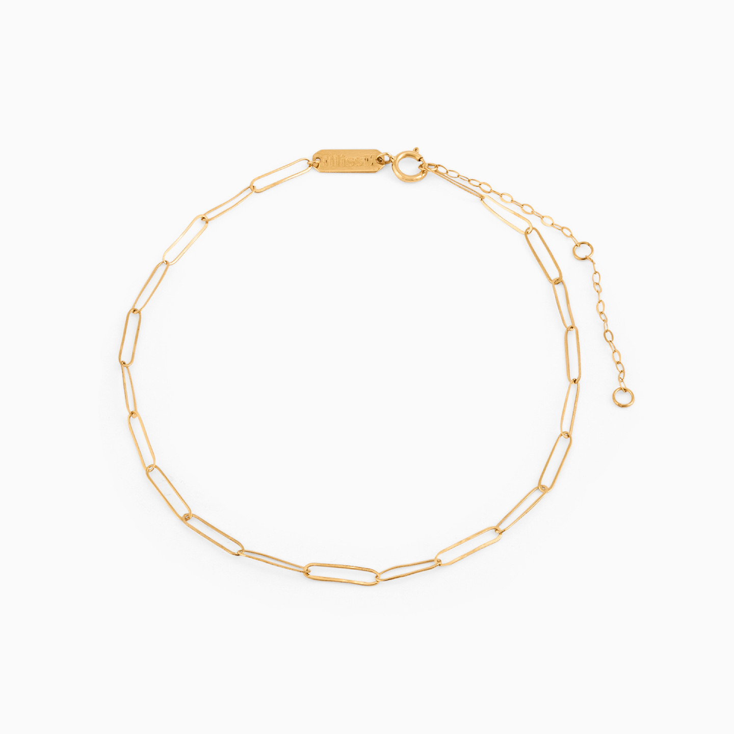 Links Chain Anklet in 18K Gold Links Chain Anklet in 18K Gold