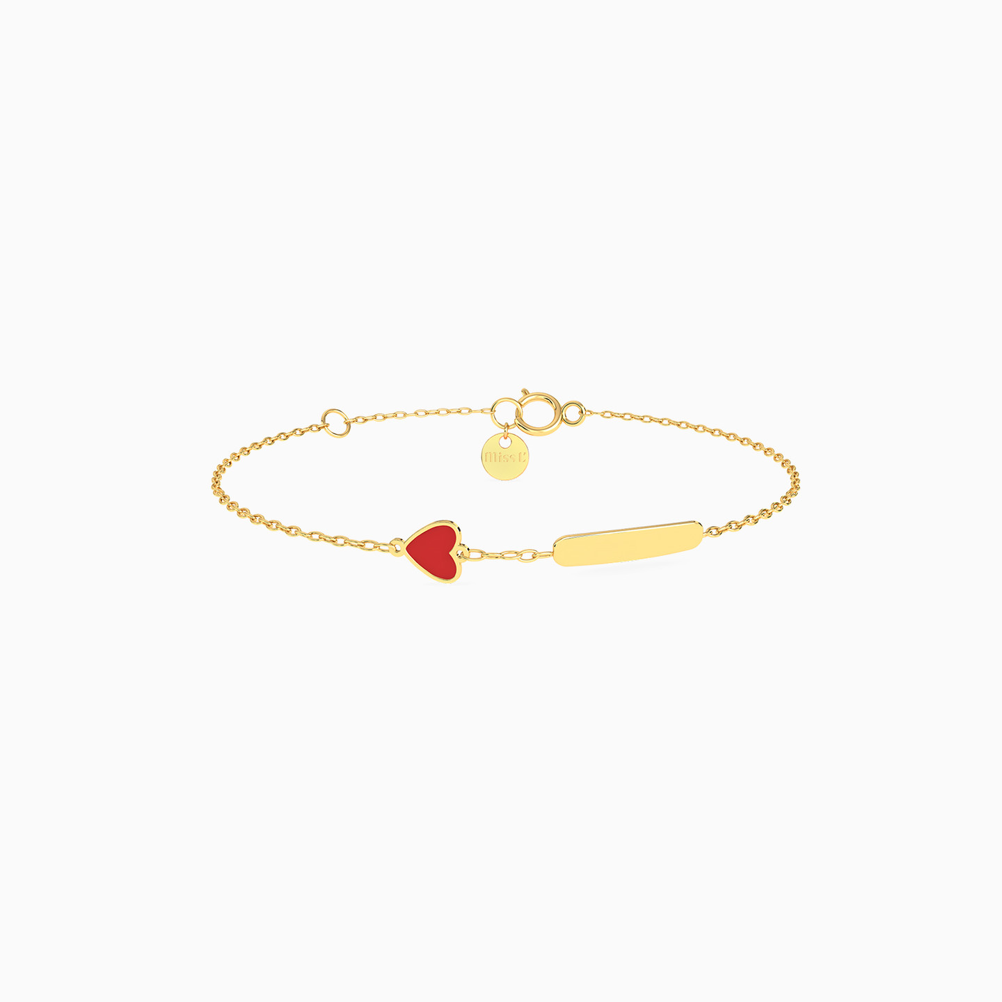 Kids Heart Chain Bracelet in 18K Gold Kids Heart Chain Bracelet in 18K Gold