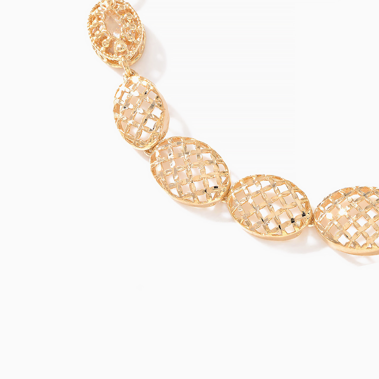 21K Gold Chain Bracelet - 2