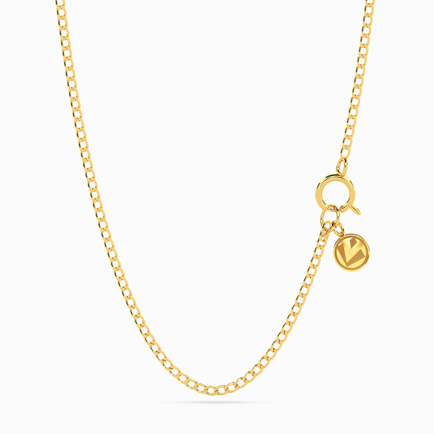 21K Gold Chain Necklace