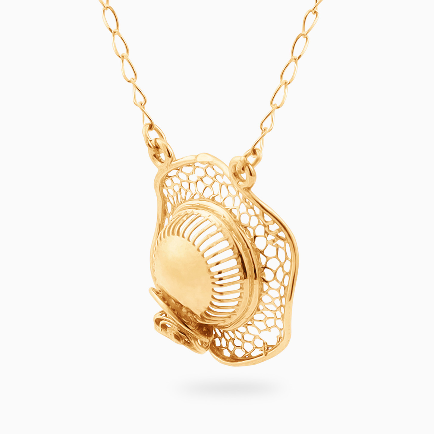 Circle Necklace in 18K Gold - 2 Circle Necklace in 18K Gold - 2