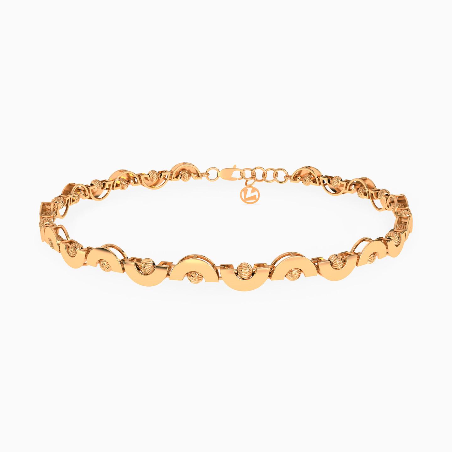 Links Chain Bracelet in 21K Gold Links Chain Bracelet in 21K Gold