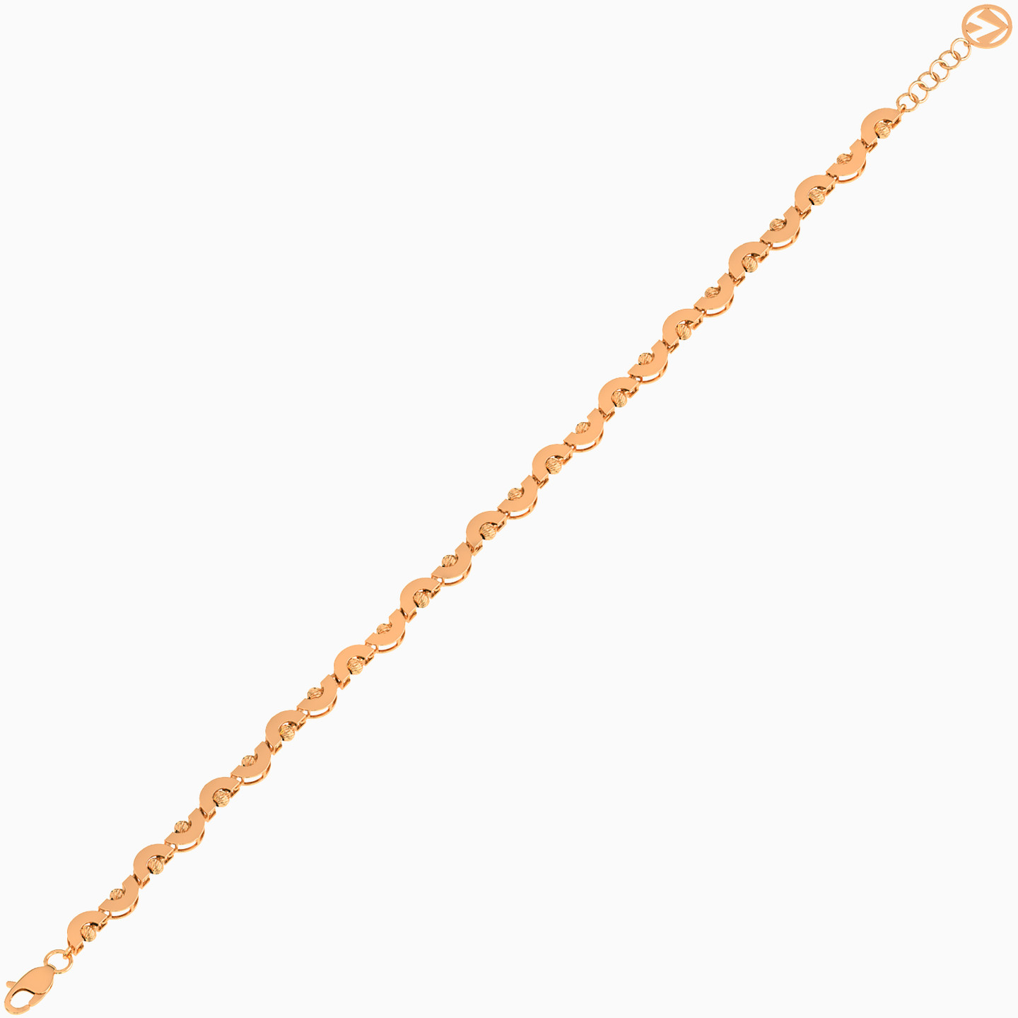 Links Chain Bracelet in 21K Gold - 3 Links Chain Bracelet in 21K Gold - 3