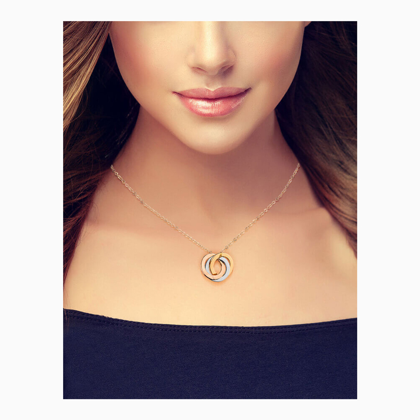 18K Gold Pendant Necklace - 2