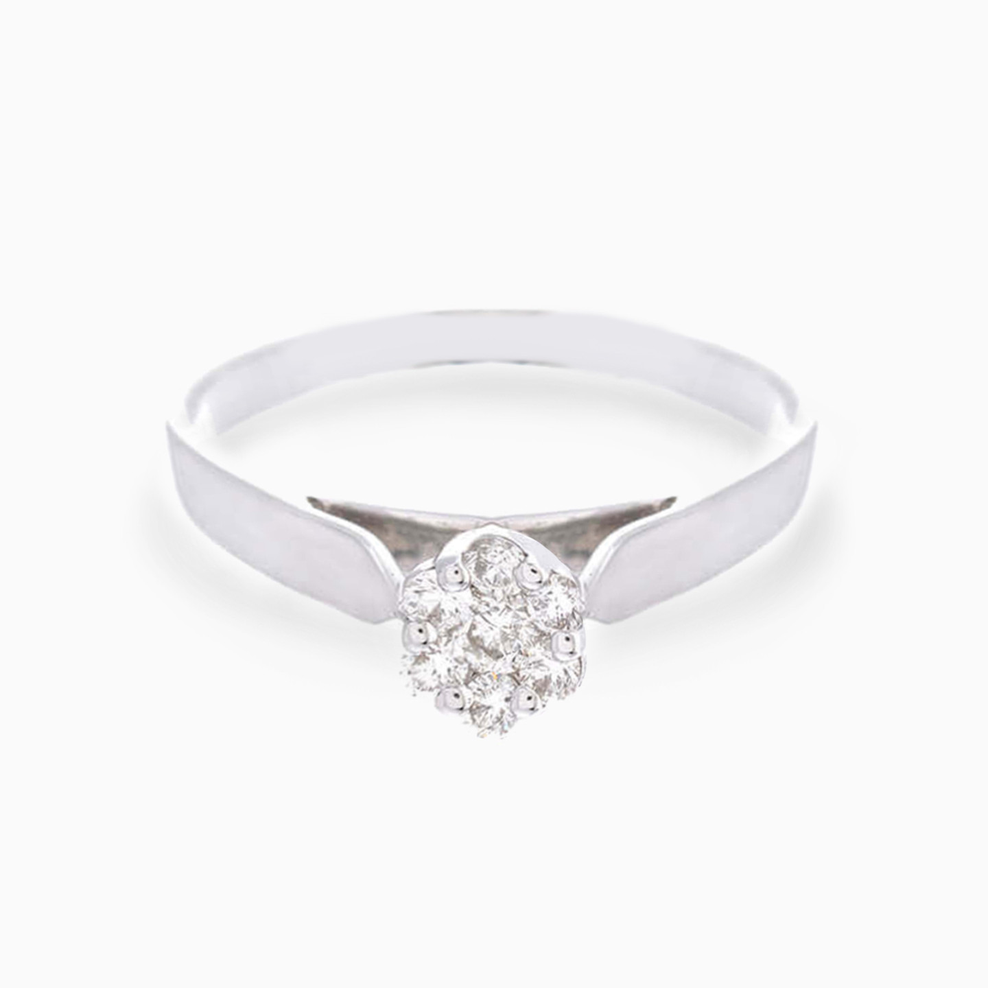 Floral Cluster Diamond Ring in 18K Gold Floral Cluster Diamond Ring in 18K Gold