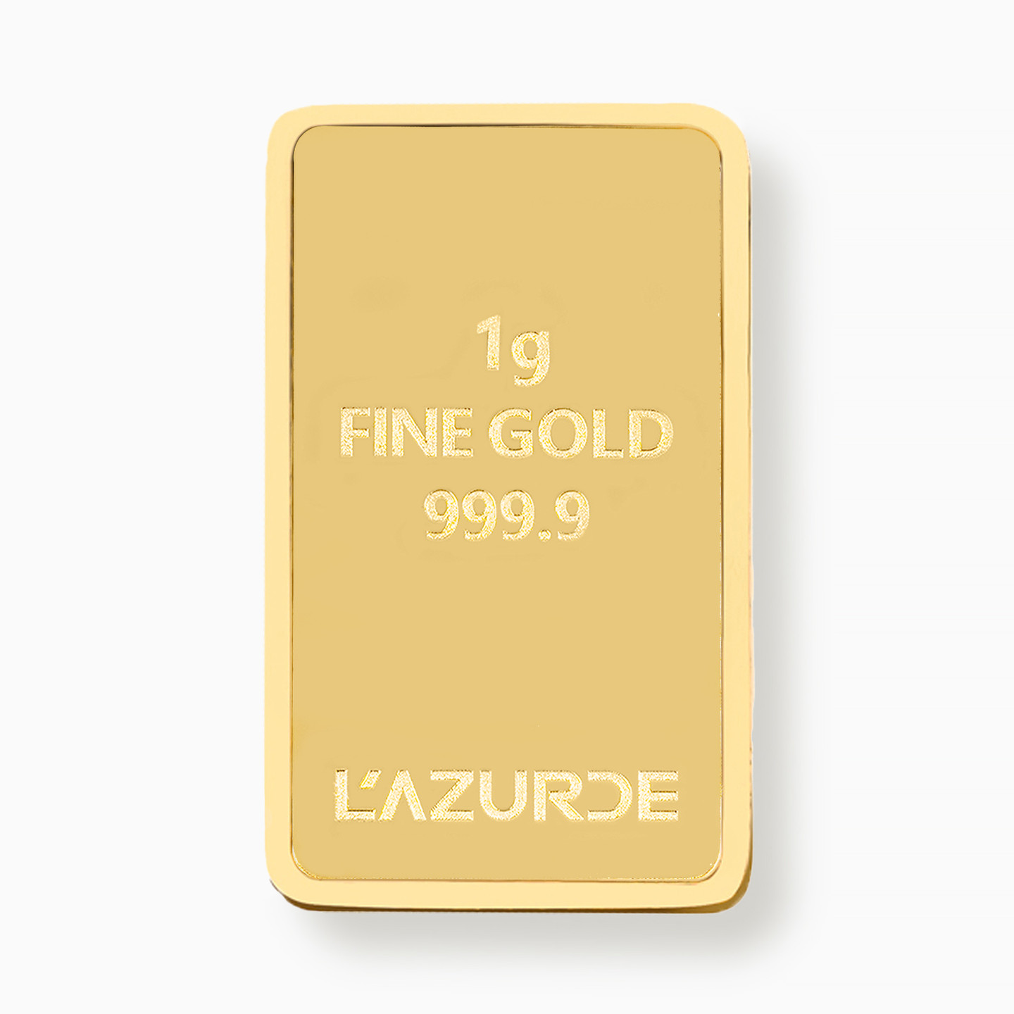1g Dune Design Gold Bar in 24K Gold 1g Dune Design Gold Bar in 24K Gold