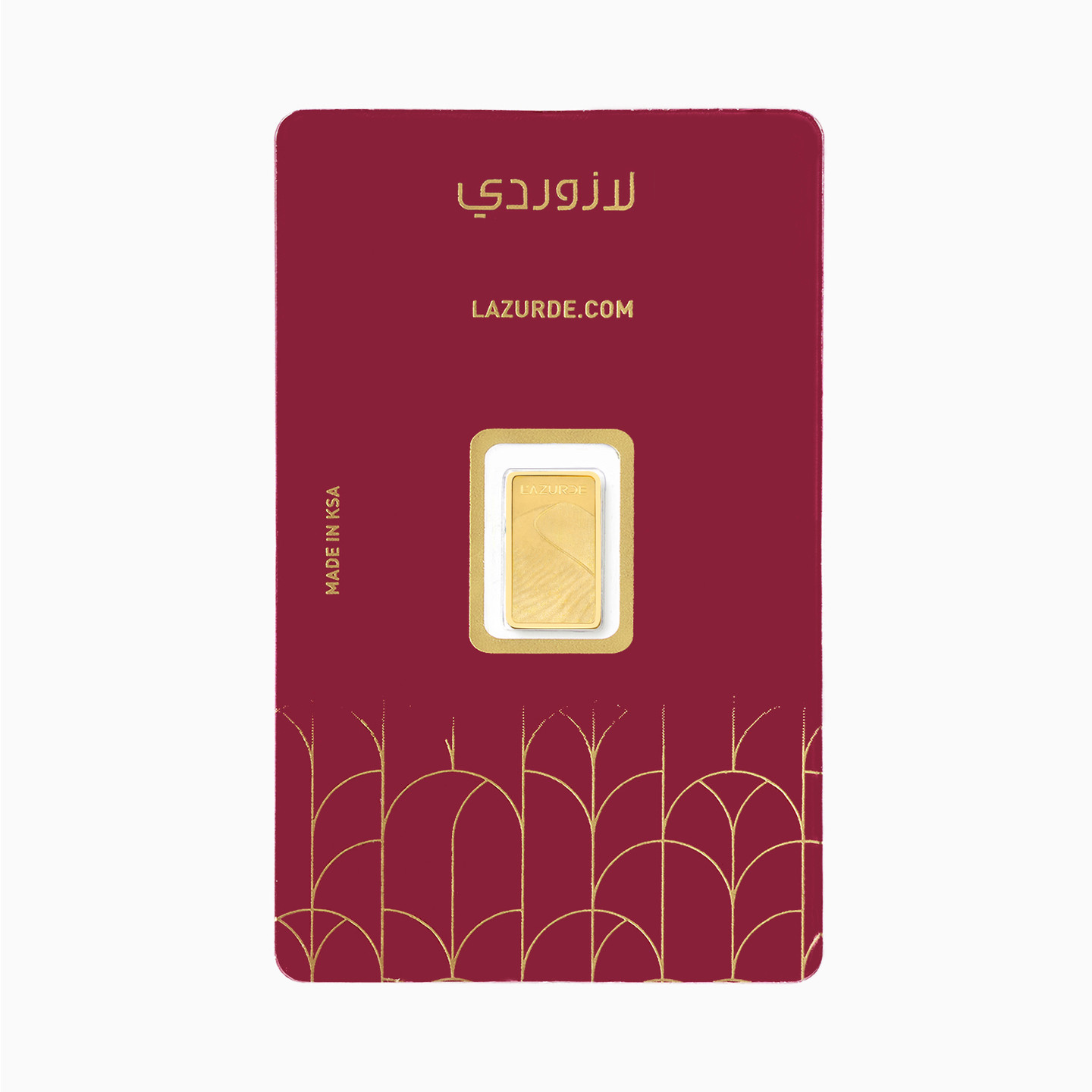 1g Dune Design Gold Bar in 24K Gold - 4 1g Dune Design Gold Bar in 24K Gold - 4