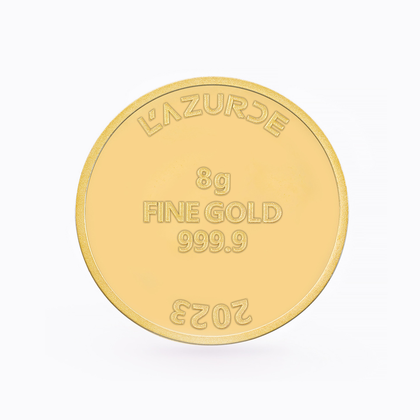 8g Horse Design Gold Coin in 24K Gold - 2 8g Horse Design Gold Coin in 24K Gold - 2