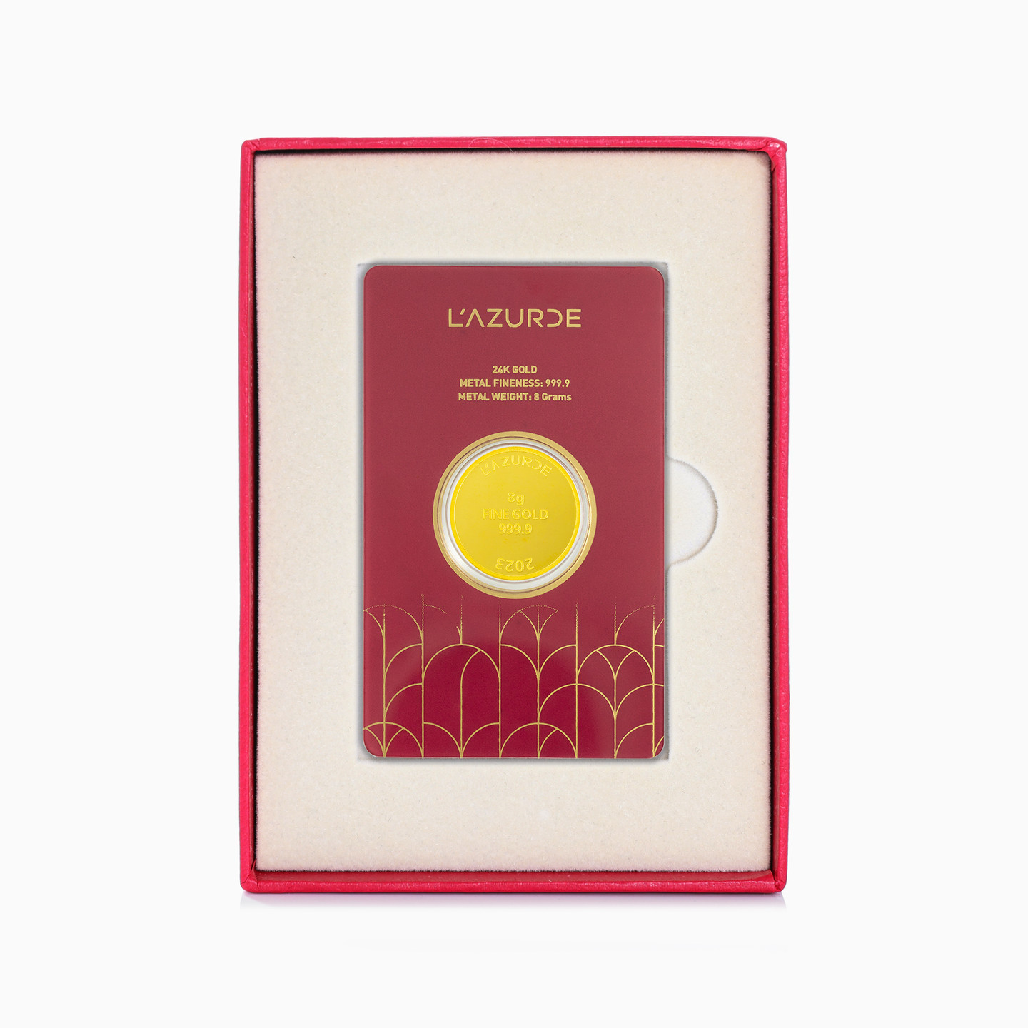 8g Horse Design Gold Coin in 24K Gold - 6 8g Horse Design Gold Coin in 24K Gold - 6