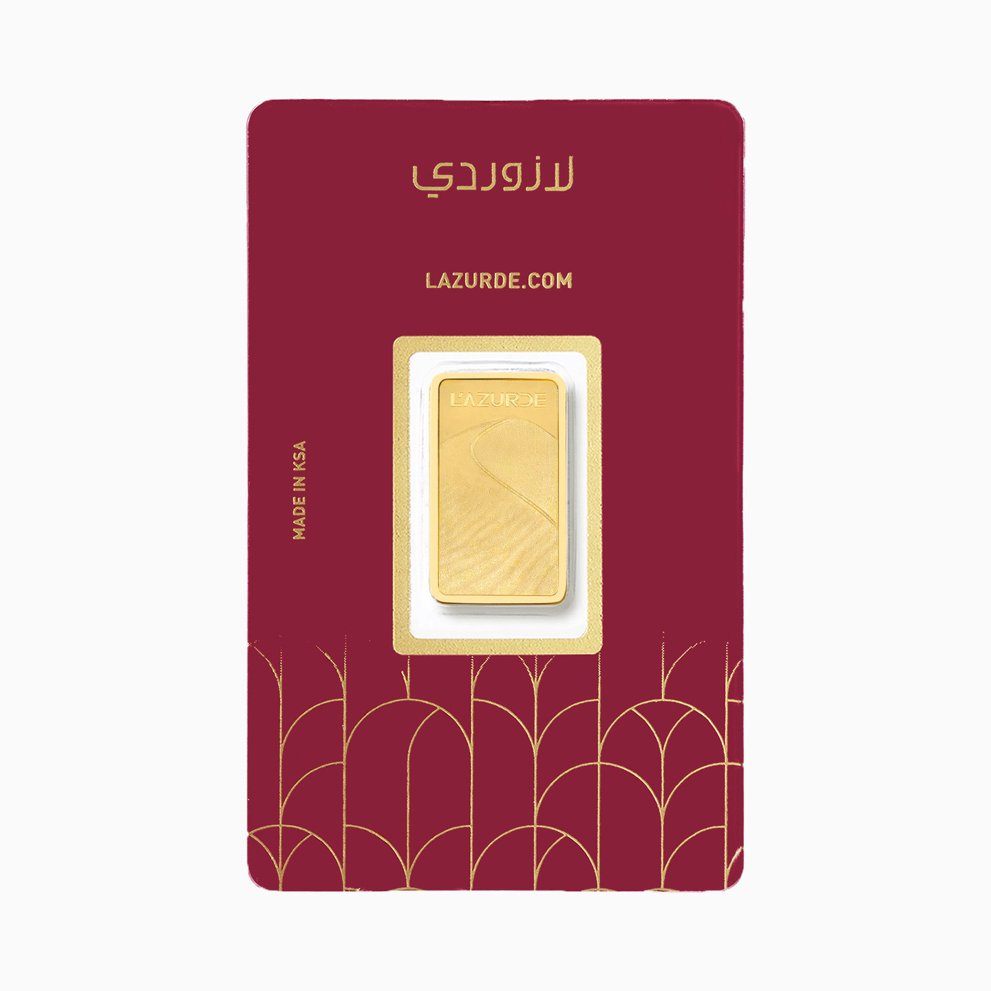 5g Dune Design Gold Bar in 24K Gold - 4