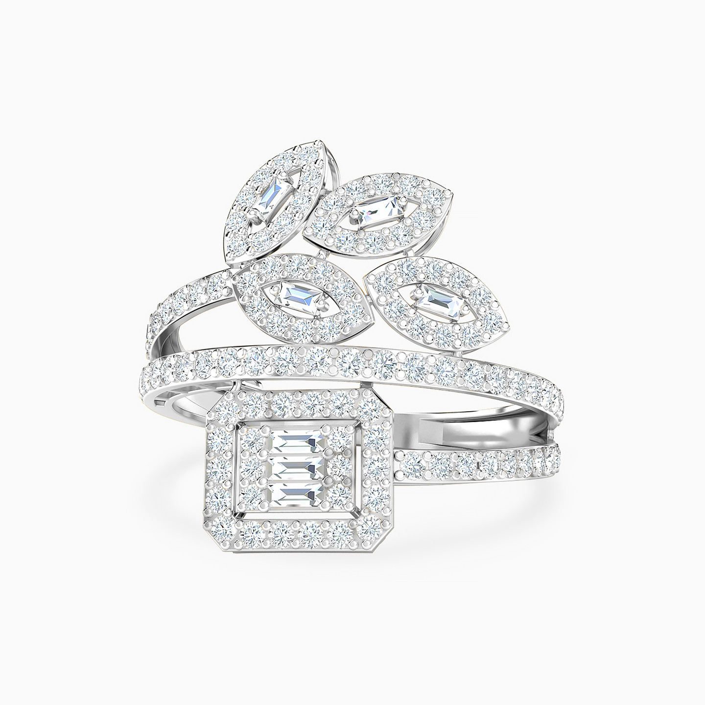 Marquise Cubic Zirconia Ring in 18K Gold Marquise Cubic Zirconia Ring in 18K Gold