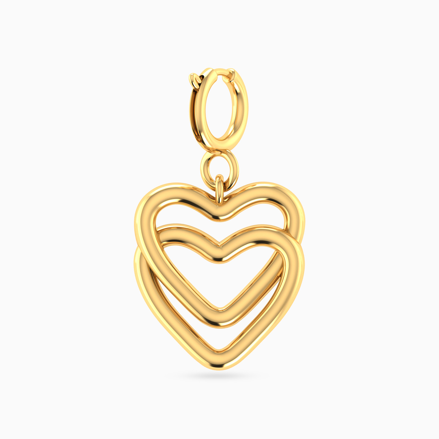 Hearts Charm in 18K Gold Hearts Charm in 18K Gold