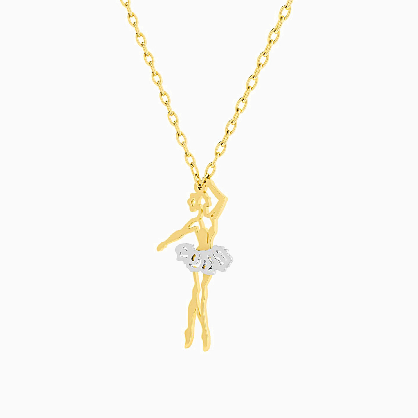 Ballerina Necklace In 18K Gold - 2 Ballerina Necklace In 18K Gold - 2