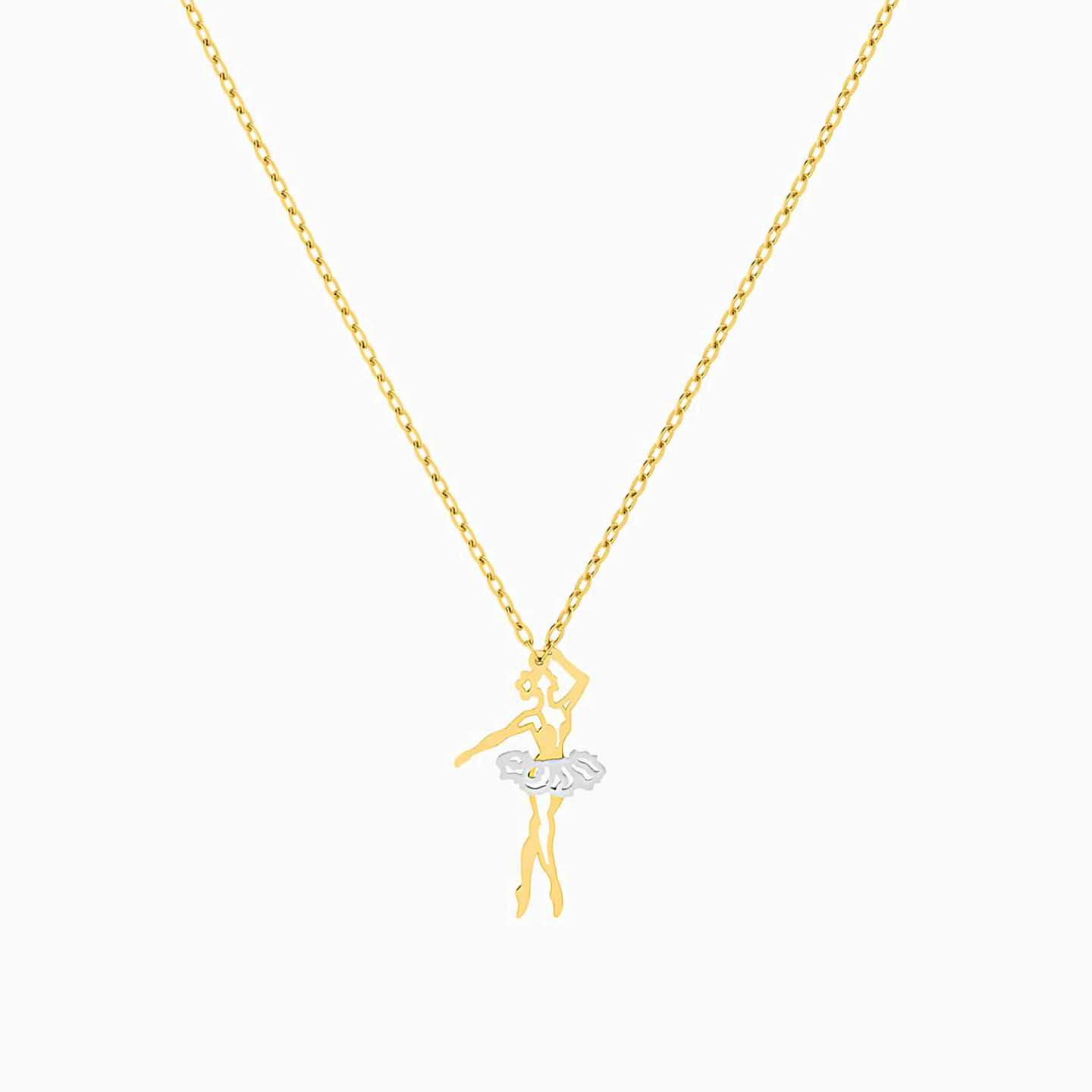 Ballerina Necklace In 18K Gold - 3 Ballerina Necklace In 18K Gold - 3