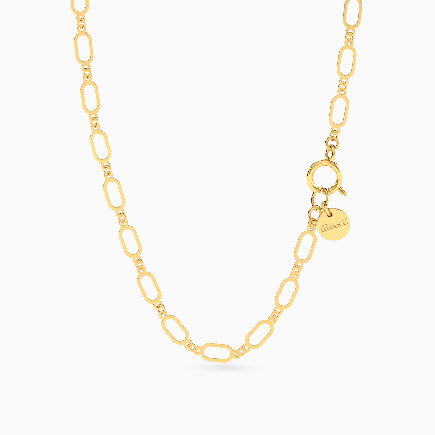 Chain Necklace in 18K Gold - 2 Chain Necklace in 18K Gold - 2