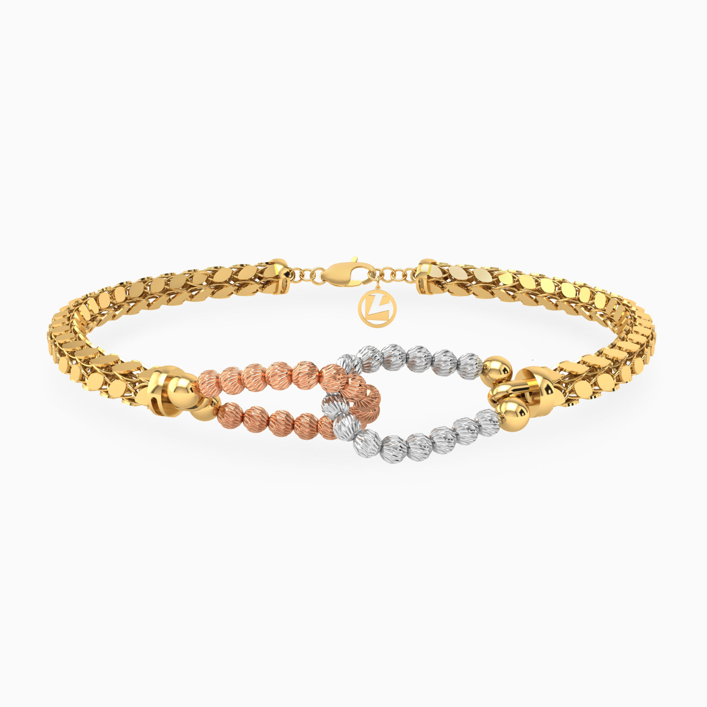 Beaded Chain Bracelet in 21K Gold Beaded Chain Bracelet in 21K Gold