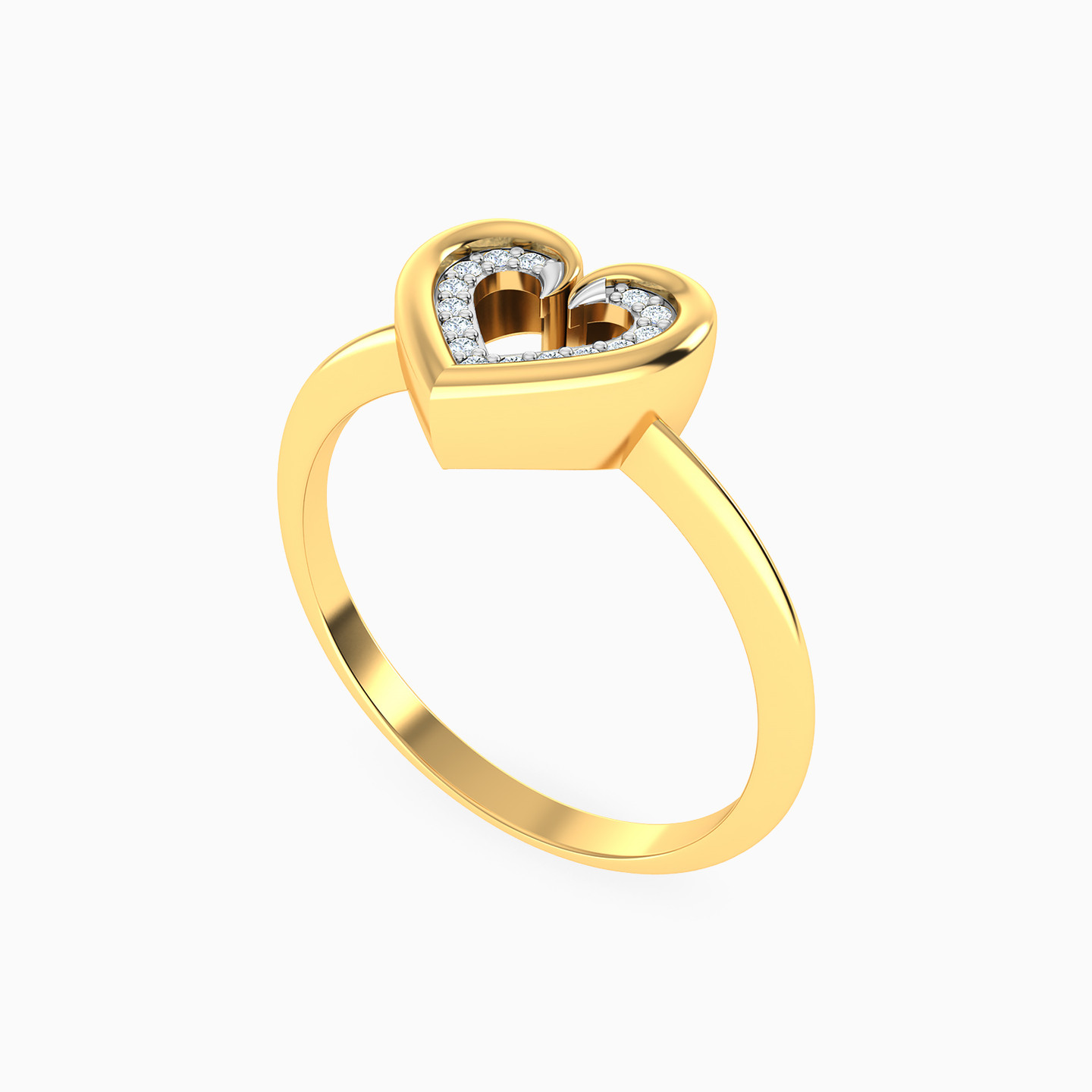 18K Gold Diamond Statement Ring - 2