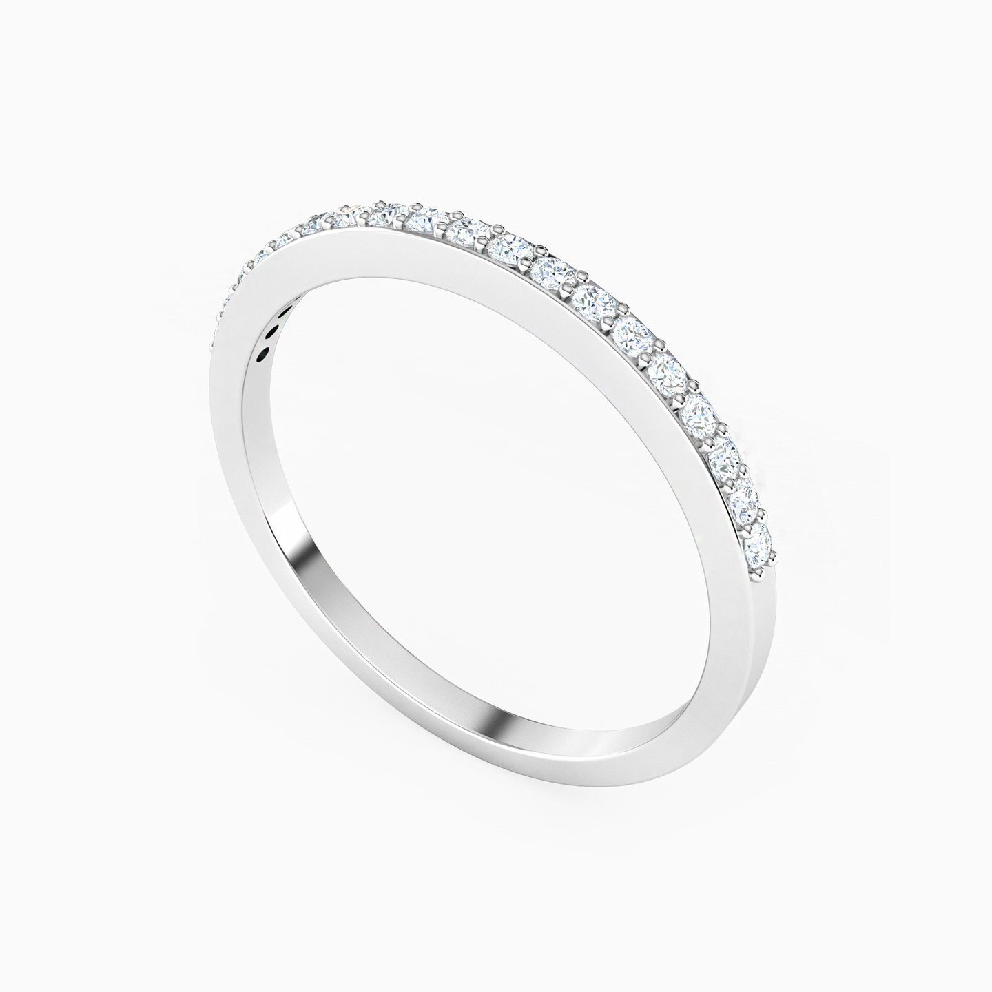 18K Gold Diamond Eternity Ring - 2