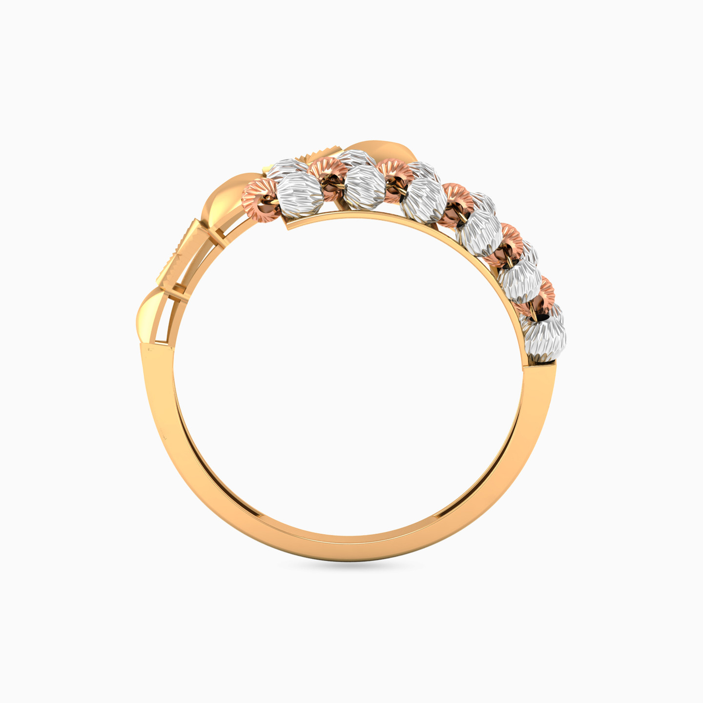 Multi-shaped Ring in 21K Gold - 4 Multi-shaped Ring in 21K Gold - 4