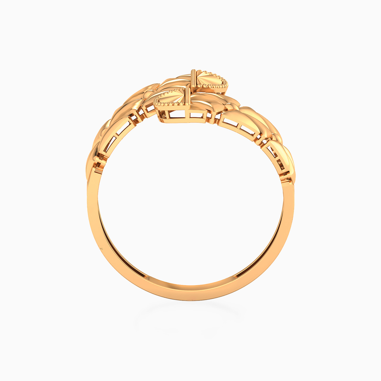 Multi-shaped Ring in 21K Gold - 4 Multi-shaped Ring in 21K Gold - 4