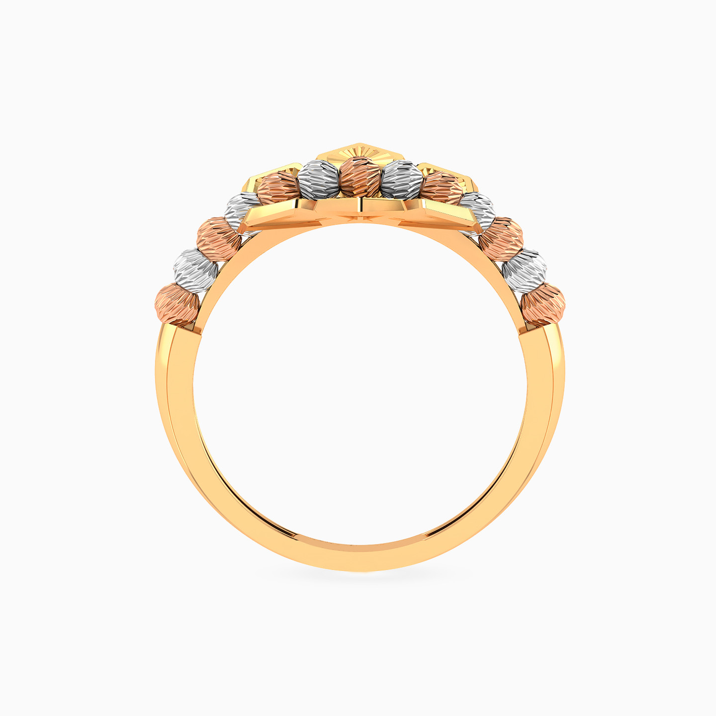 Floral Ring in 21K Gold - 4 Floral Ring in 21K Gold - 4