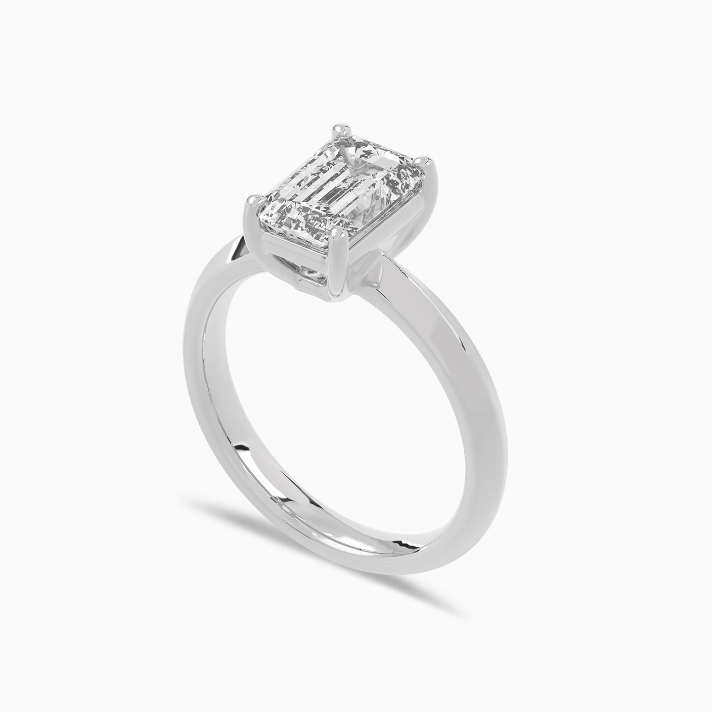 2.5 CT Baguette Lab Grown Diamond Ring in 18K Gold - 2 2.5 CT Baguette Lab Grown Diamond Ring in 18K Gold - 2