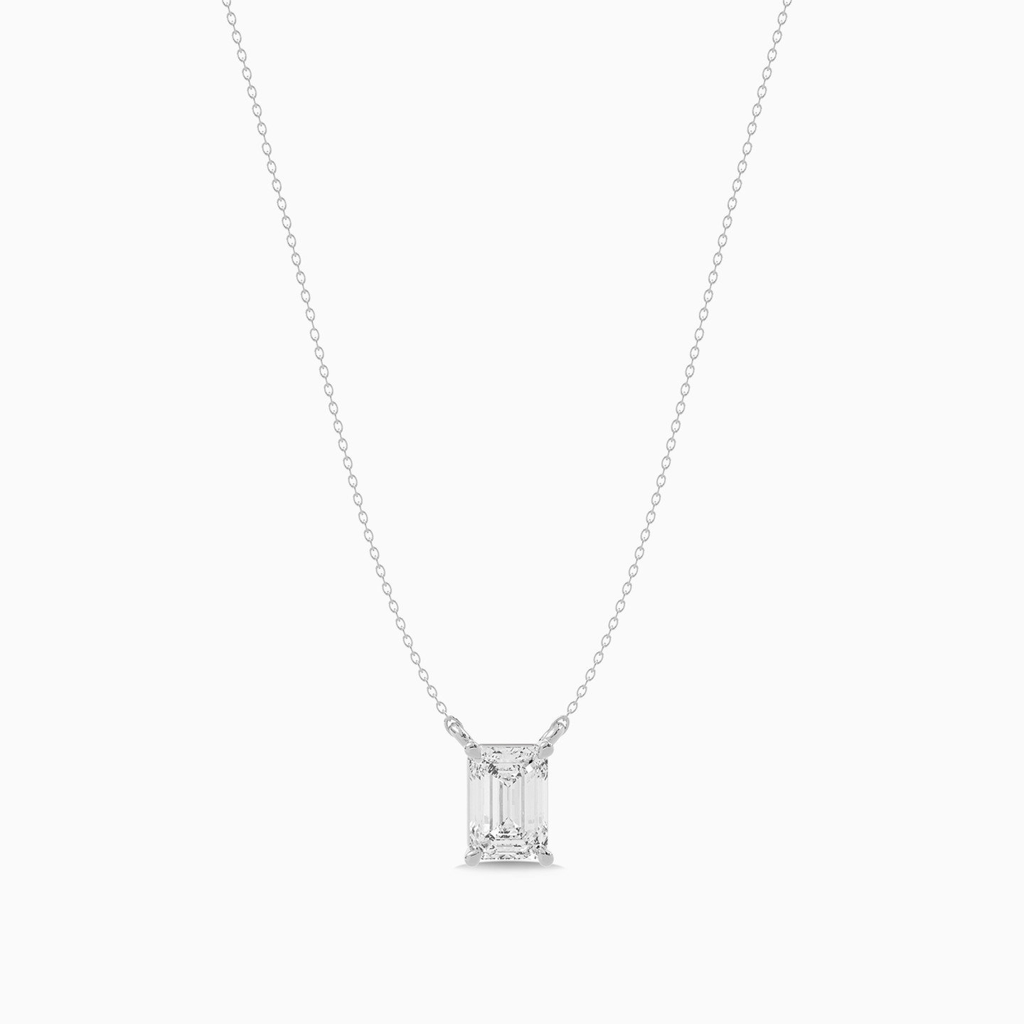 1.01 CT Baguette Lab Grown Diamond Necklace in 18K Gold - 3 1.01 CT Baguette Lab Grown Diamond Necklace in 18K Gold - 3
