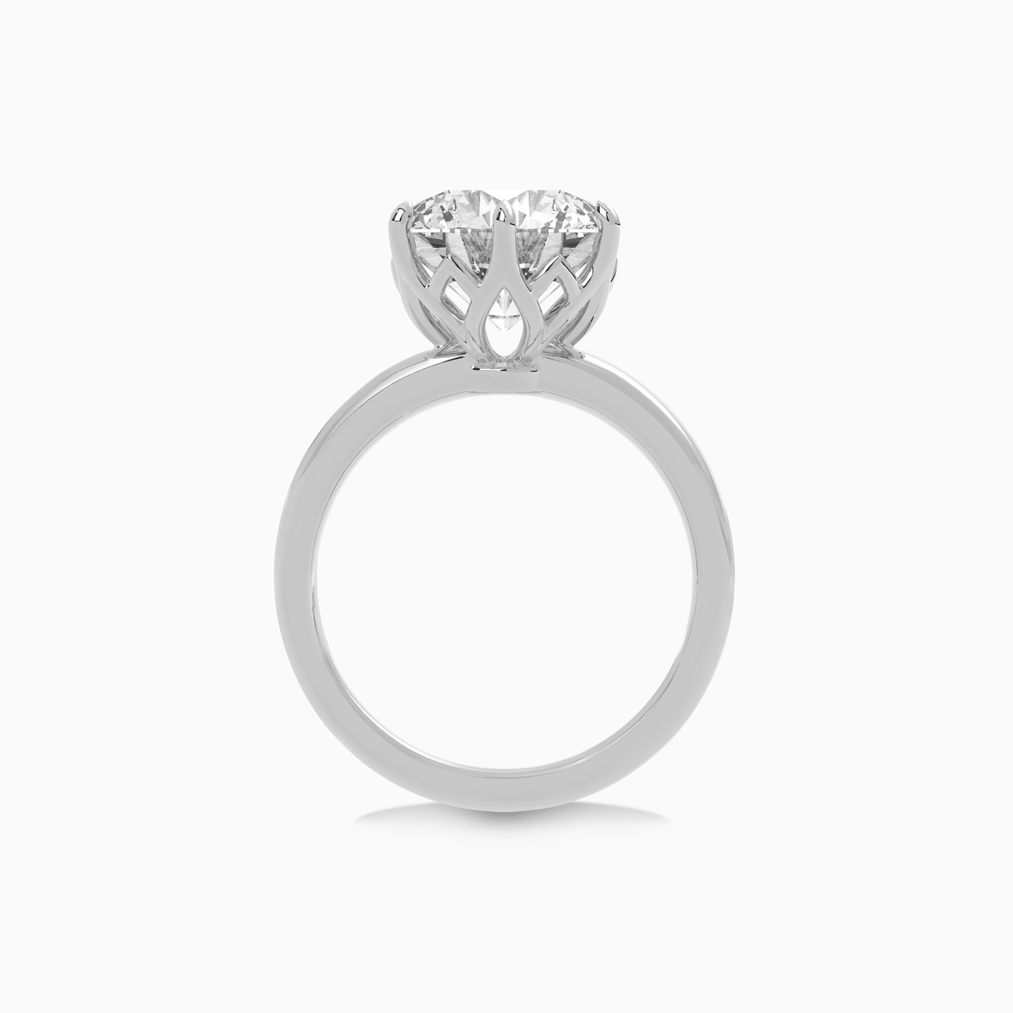 4.01 CT Lab Grown Diamond Solitaire Ring in 18K Gold - 3 4.01 CT Lab Grown Diamond Solitaire Ring in 18K Gold - 3