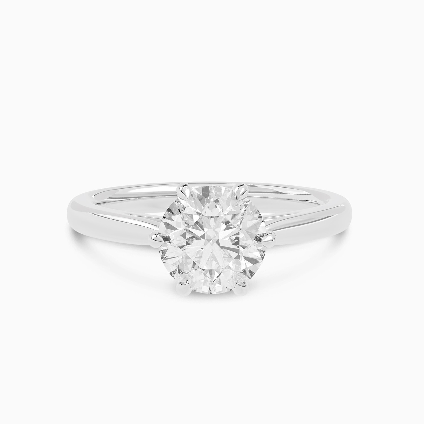 2.01 CT Lab Grown Diamond Solitaire Ring in 18K Gold 2.01 CT Lab Grown Diamond Solitaire Ring in 18K Gold