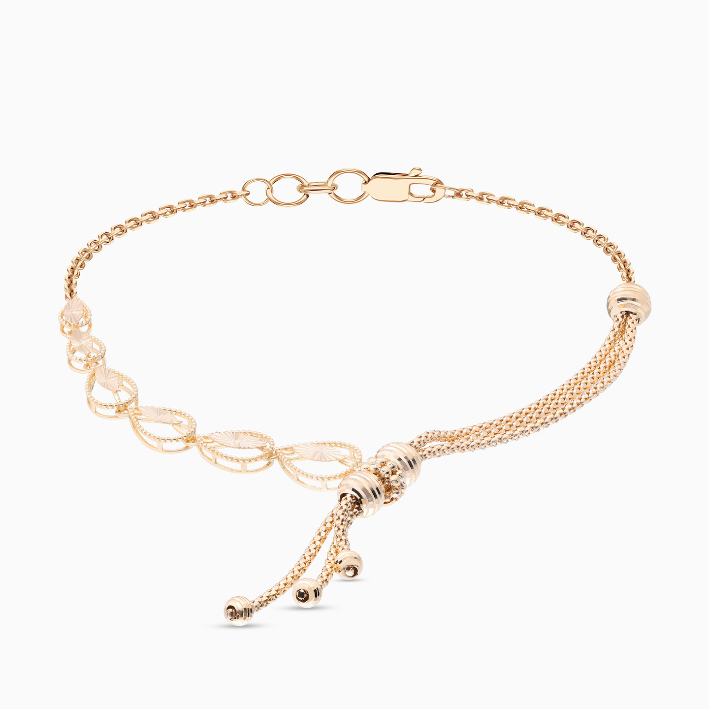 Pear Shaped Jewelry Set in 21K Gold (4 Pieces) - 3 Pear Shaped Jewelry Set in 21K Gold (4 Pieces) - 3