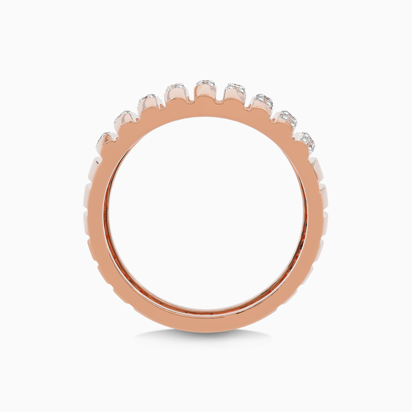 Statement Diamond Ring in 18K Gold - 8 Statement Diamond Ring in 18K Gold - 8