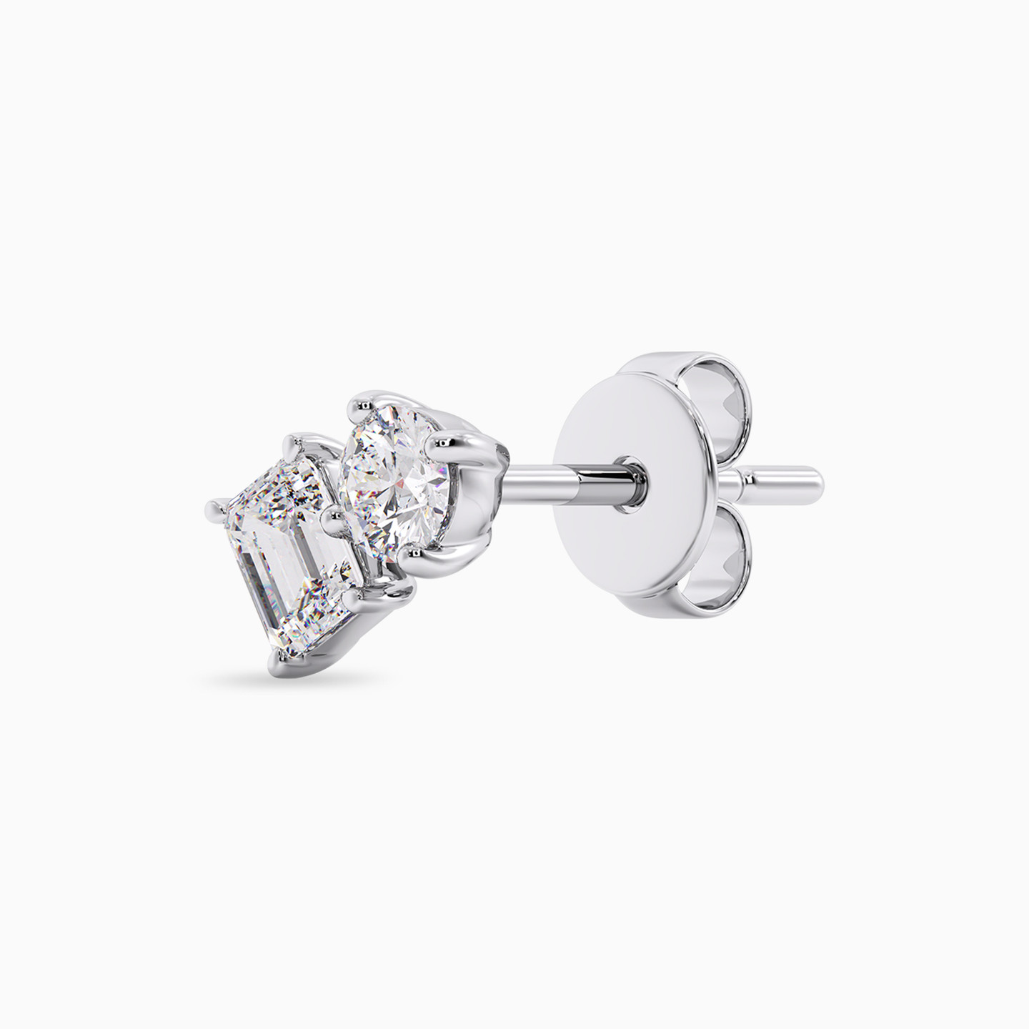 Baguette Diamond Earrings in 18K Gold - 5 Baguette Diamond Earrings in 18K Gold - 5