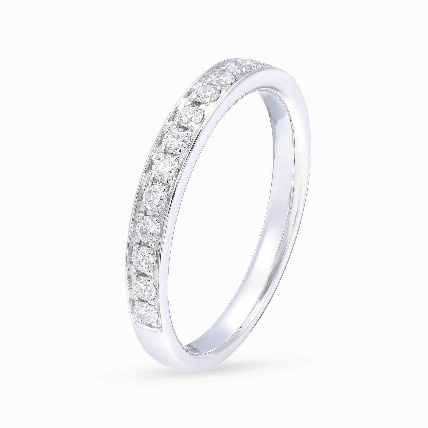 Floral Cluster Double Row Diamond Ring in 18K Gold - 4 Floral Cluster Double Row Diamond Ring in 18K Gold - 4