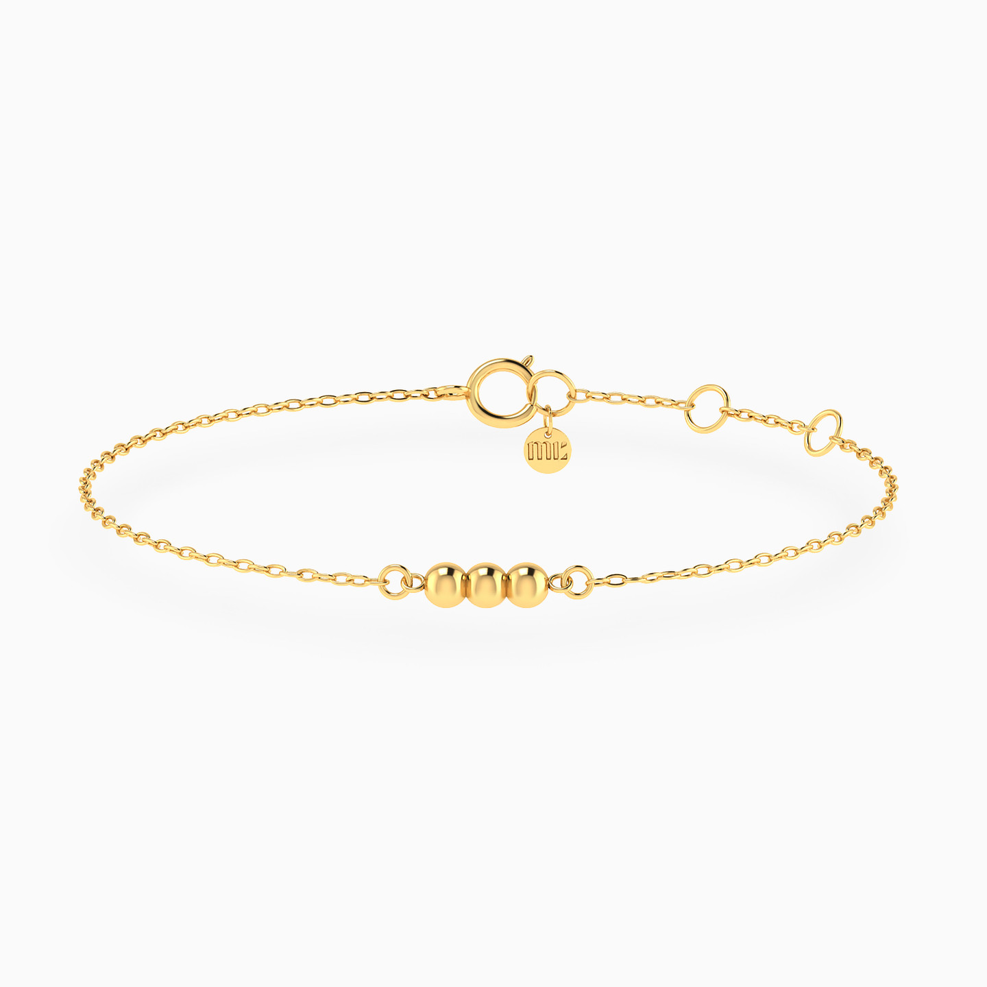 Beads Chain Bracelet in 14K Gold Beads Chain Bracelet in 14K Gold